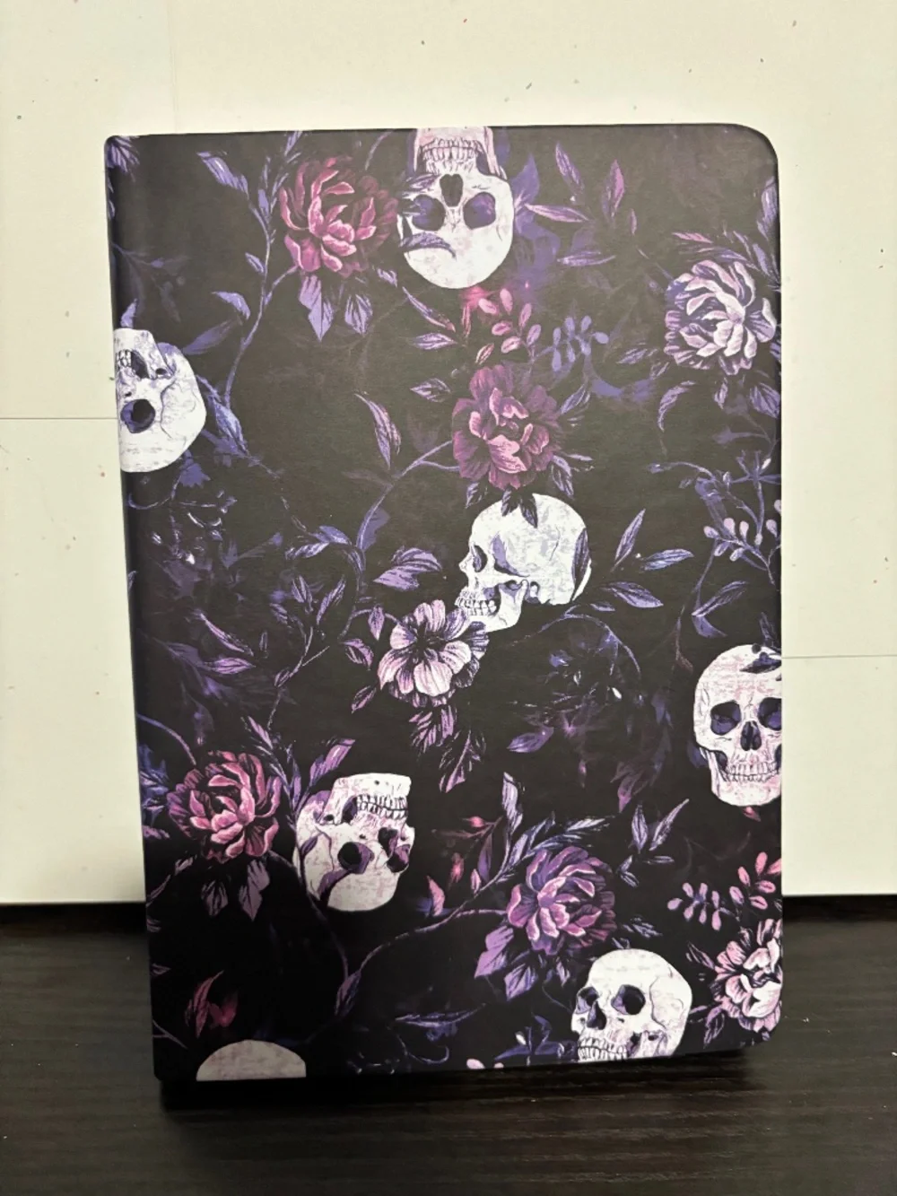 Purple Skull Lined Journal